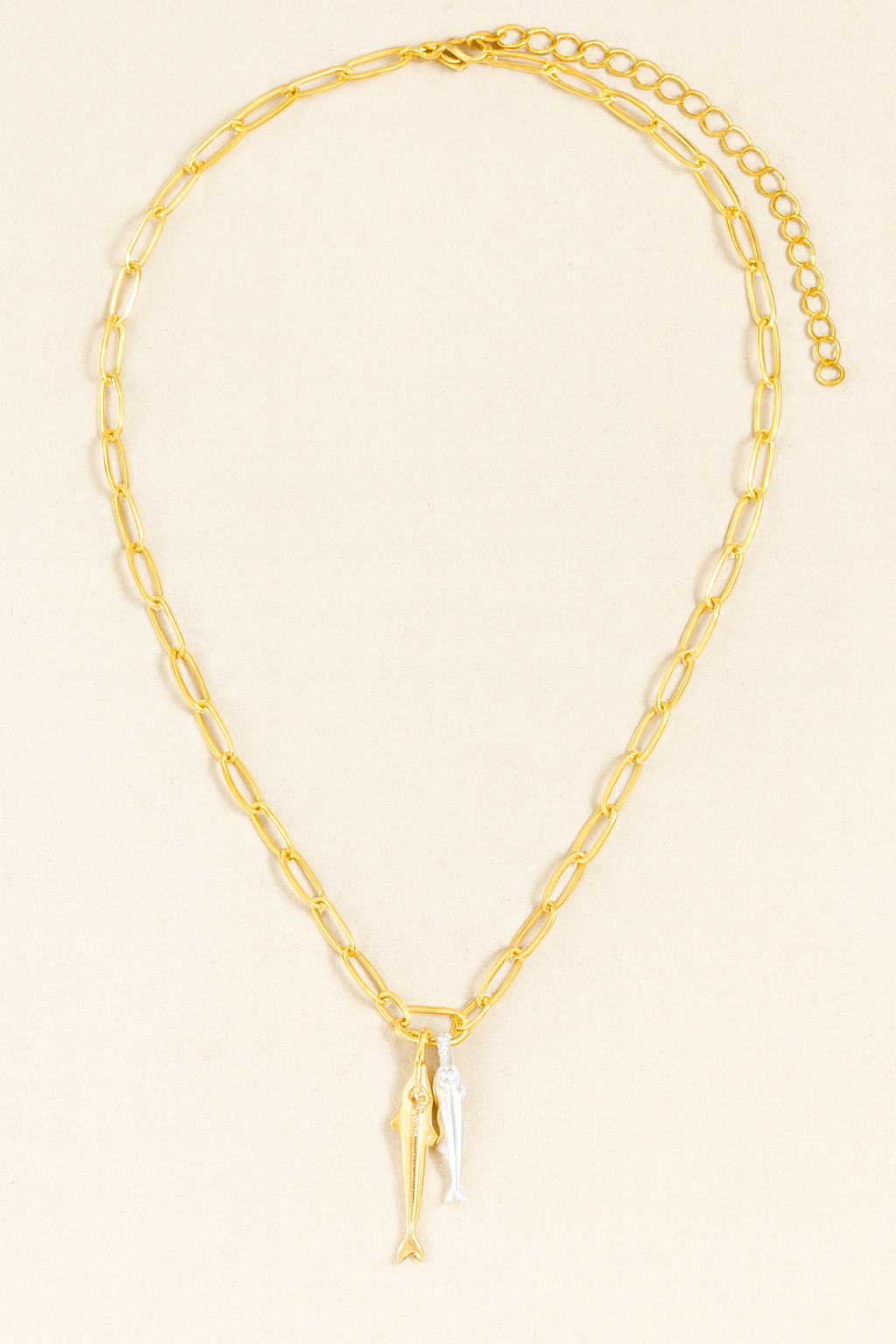 Fortuna Duo Fish Necklace