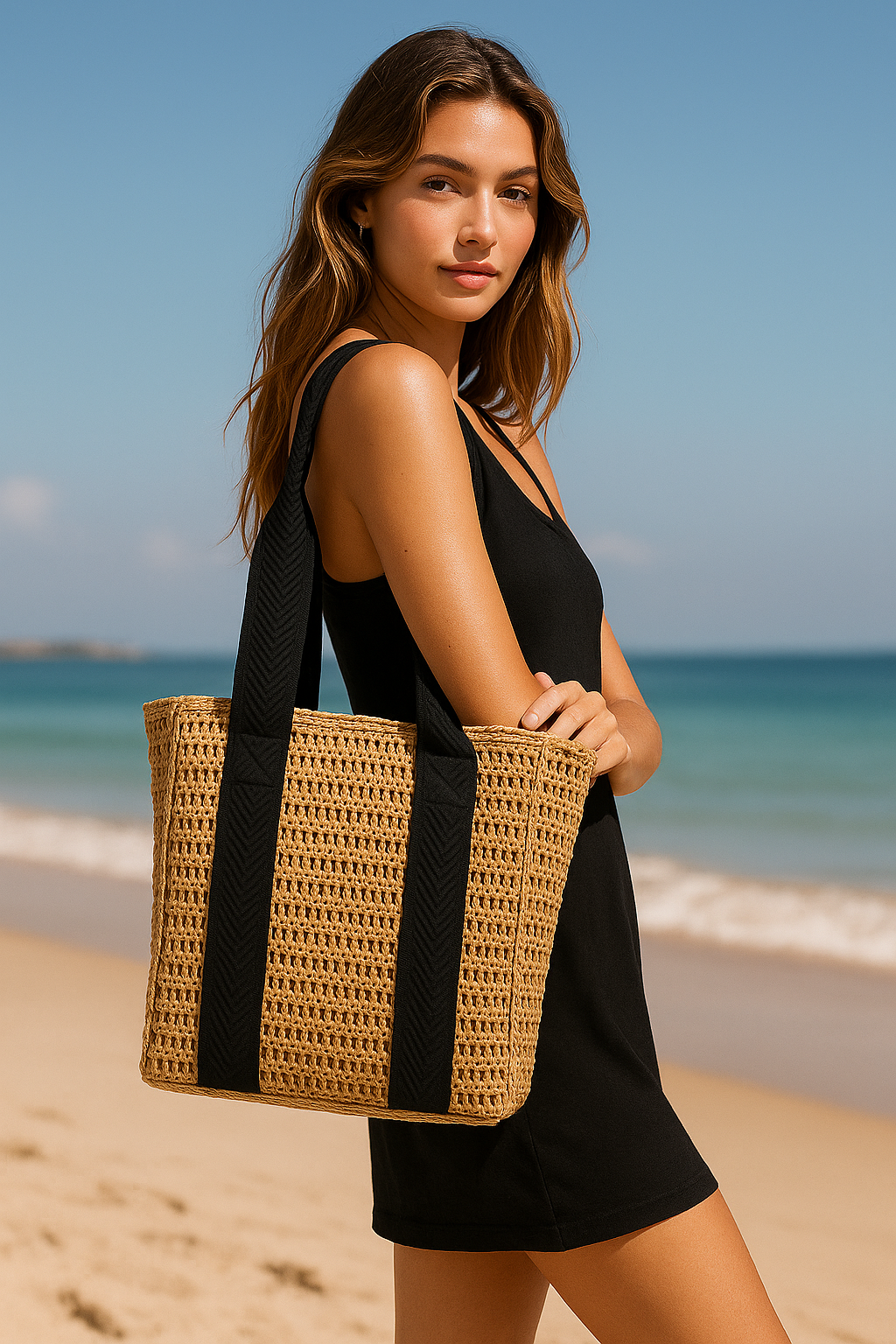 Noir Playa Tote