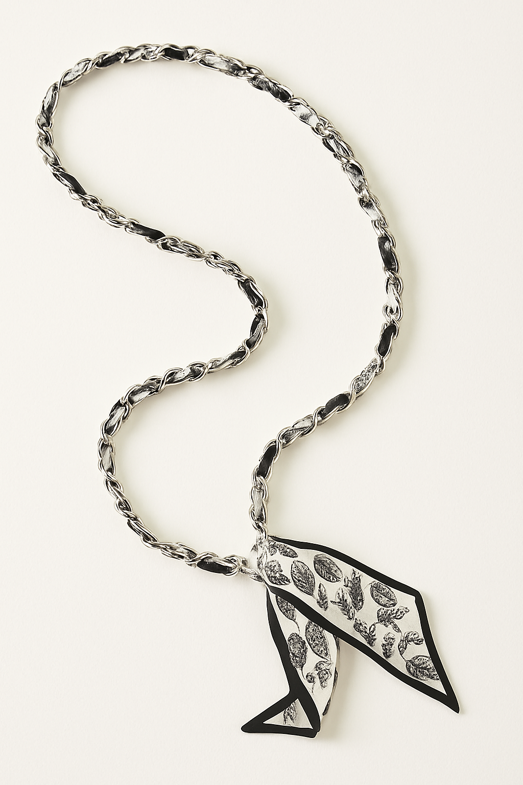 Silk Noir Crossbody Phone Chain